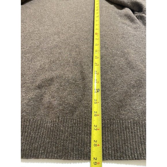 Jos A Bank Executive Collection Sweater Men Size XL Brown Lambs Wool Pullover - Picture 4 of 7